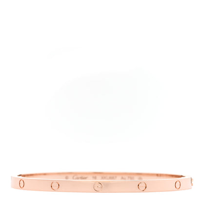Cartier 18K Pink Gold Small LOVE Bracelet 16 1 of 8