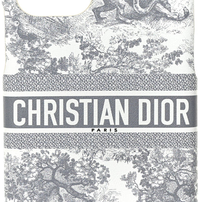 Christian Dior Calfskin Toile De Jouy iPhone 12 Pro Case Grey 8 of 9