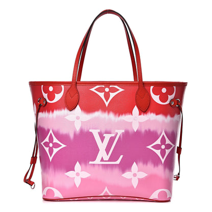 Louis Vuitton Monogram Escale Neverfull MM Rouge 1 of 11