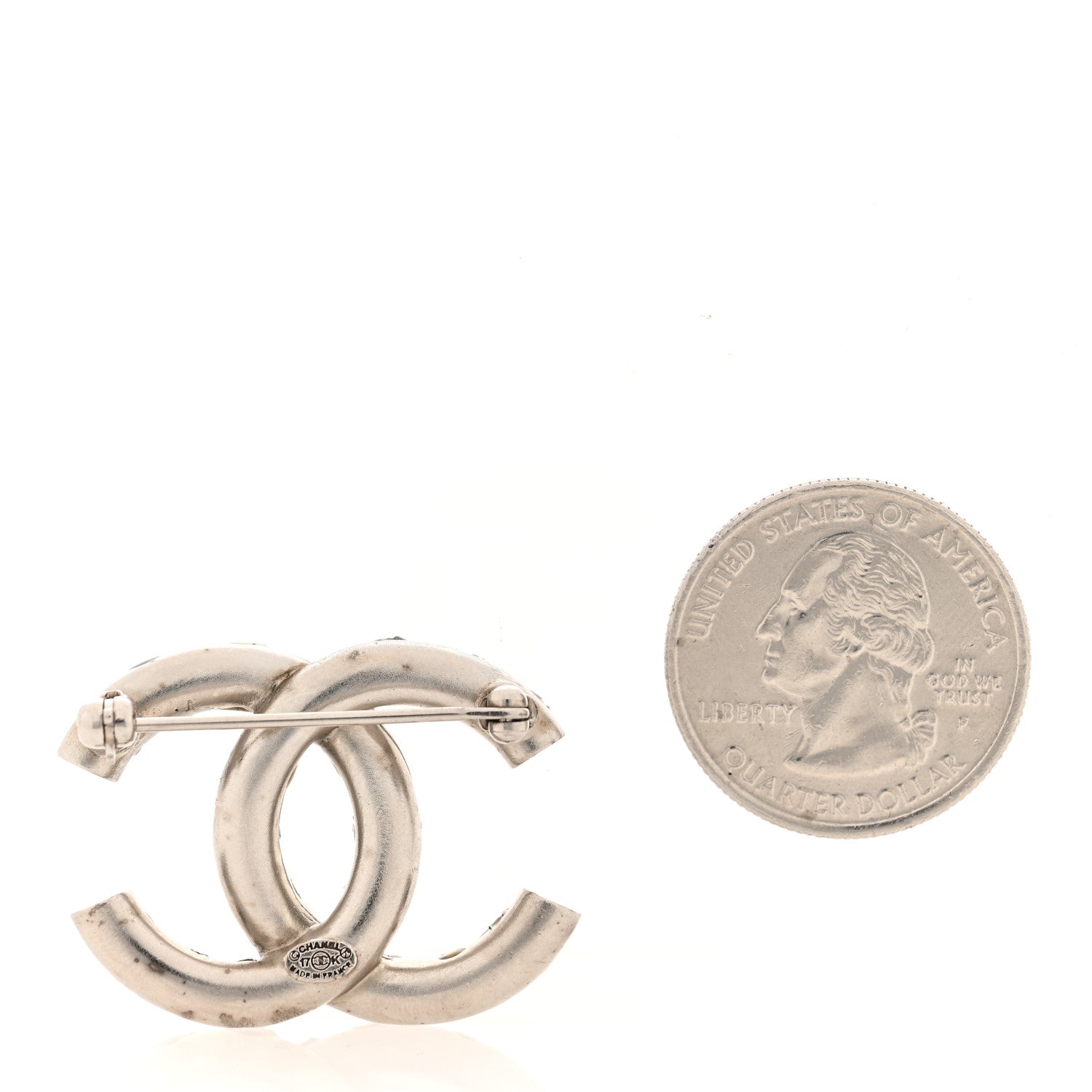 Chanel Crystal CC Brooch Multicolor 2 of 4