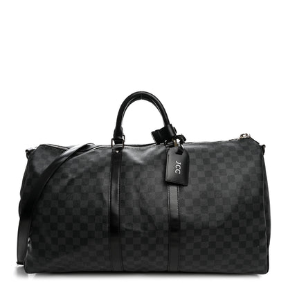 Louis Vuitton Damier Graphite Keepall Bandouliere 55 1 of 18