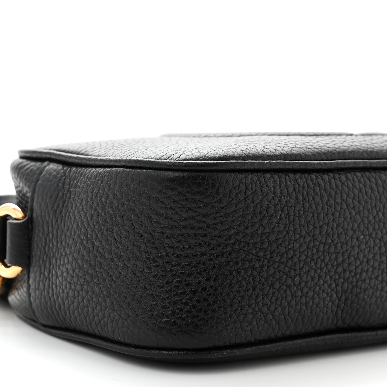 Gucci Pebbled Calfskin Mini Soho Disco Bag Black 9 of 10