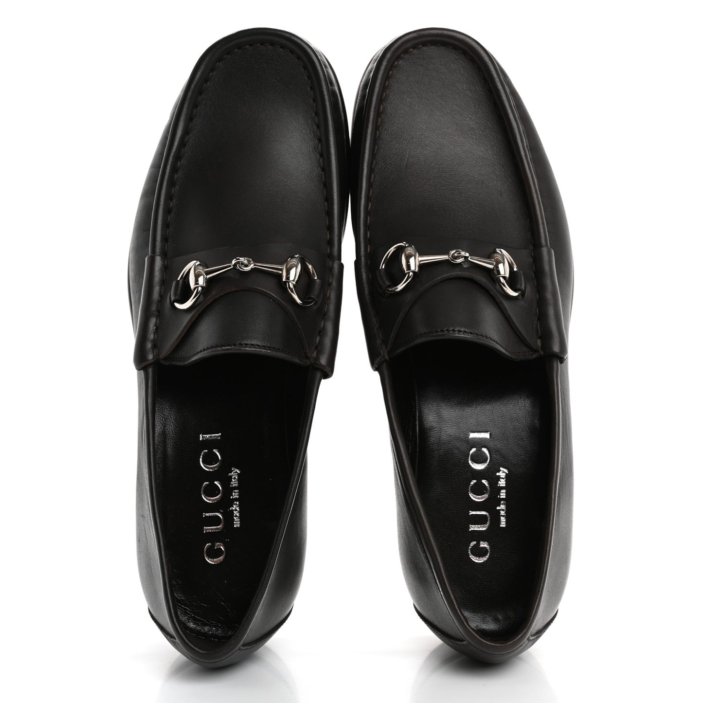 Calfskin Mens 1953 Horsebit Loafers 8 Marrone