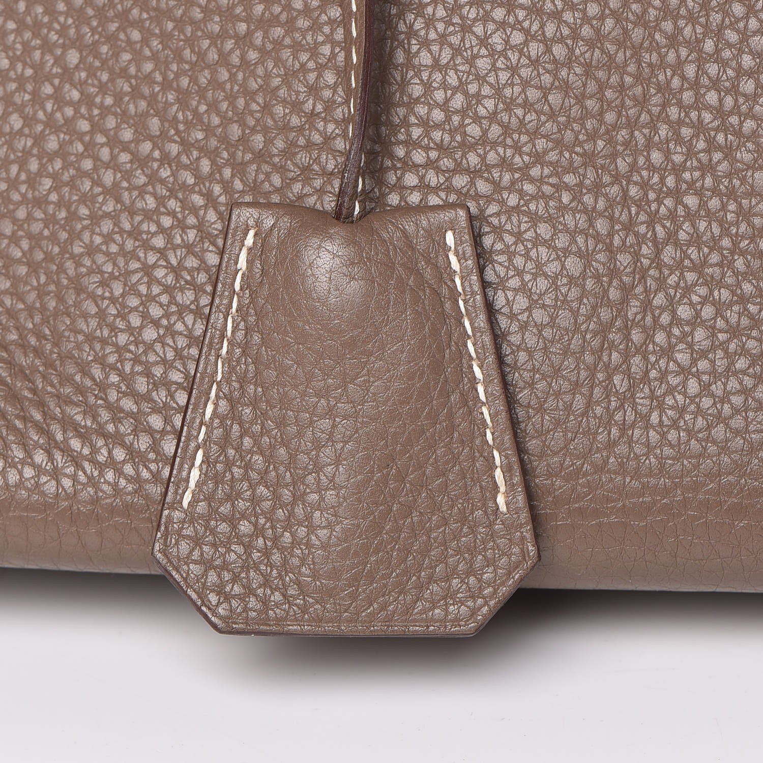 Hermes Taurillon Clemence JPG Shoulder Birkin II 42 Etoupe 29 of 37