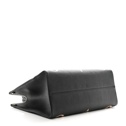 Louis Vuitton Empreinte Monogram Giant Onthego MM Black Beige 4 of 9