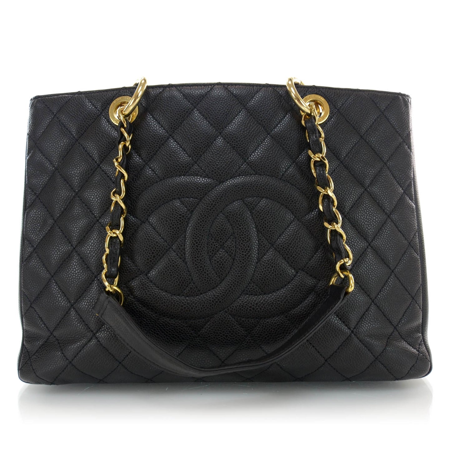 Caviar Grand Shopping Tote GST Black