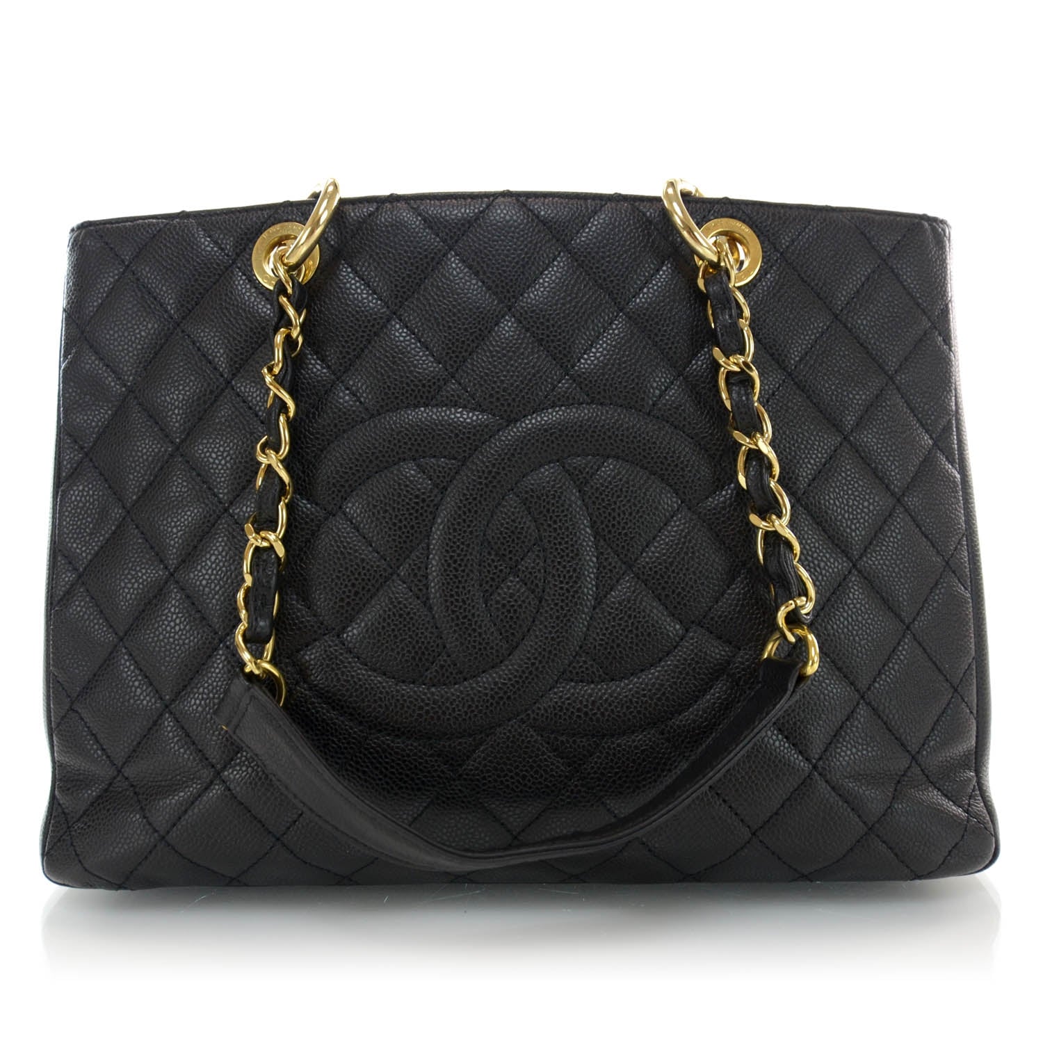 Chanel Caviar Grand Shopping Tote GST Black 1 of 10