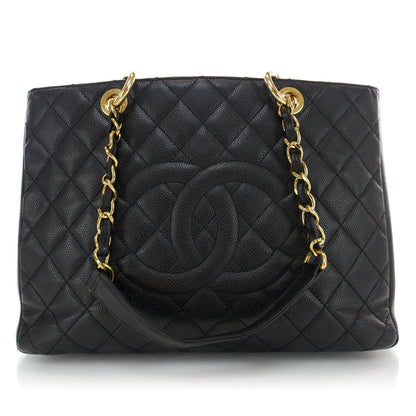 Chanel Caviar Grand Shopping Tote GST Black 1 of 10