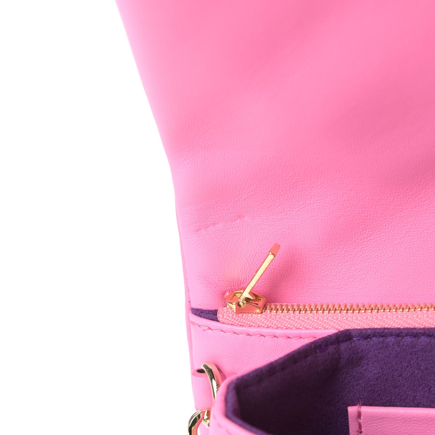 Louis Vuitton Lambskin Embossed Monogram Vuittamins Pochette Coussin Rose Violet 10 of 10