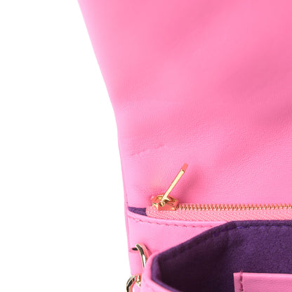 Louis Vuitton Lambskin Embossed Monogram Vuittamins Pochette Coussin Rose Violet 10 of 10