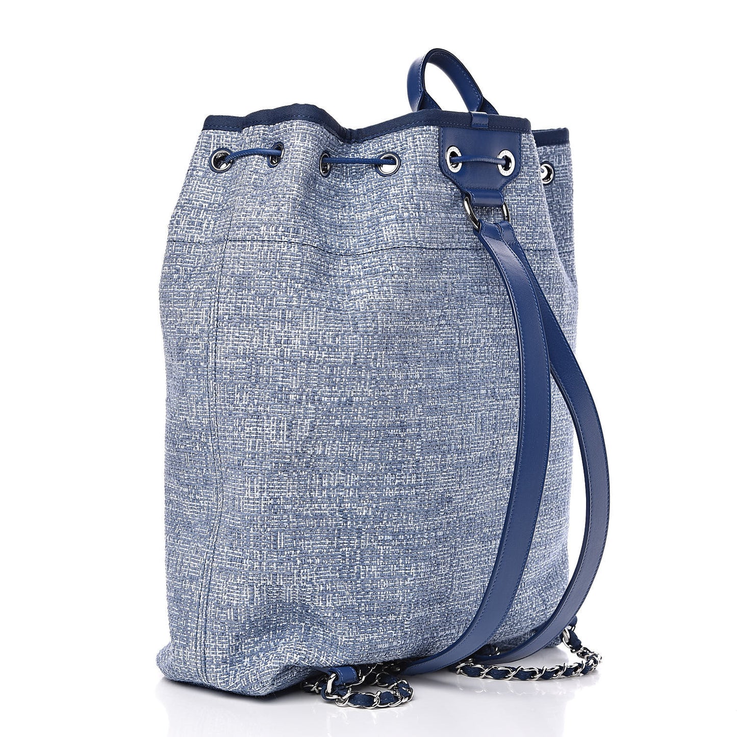 Canvas Large Deauville Backpack Blue