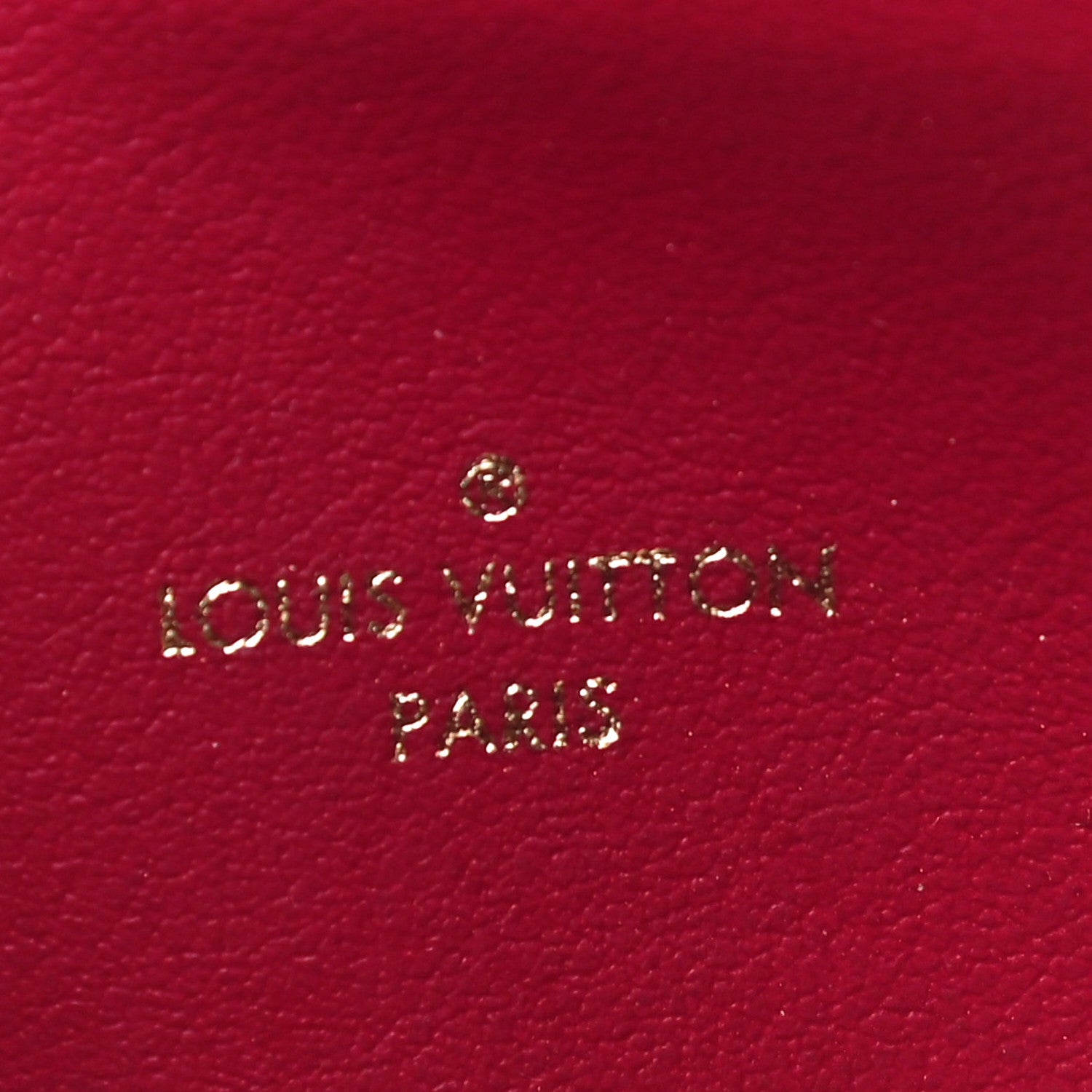 Louis Vuitton Monogram Pochette Felicie Chain Wallet Fuchsia 7 of 13