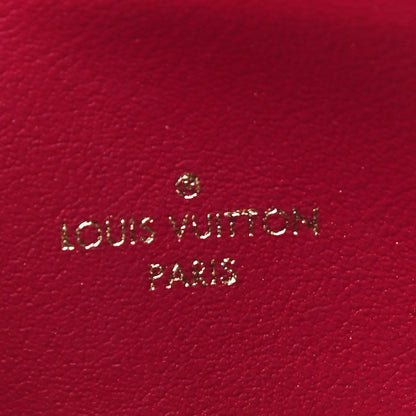 Louis Vuitton Monogram Pochette Felicie Chain Wallet Fuchsia 7 of 13