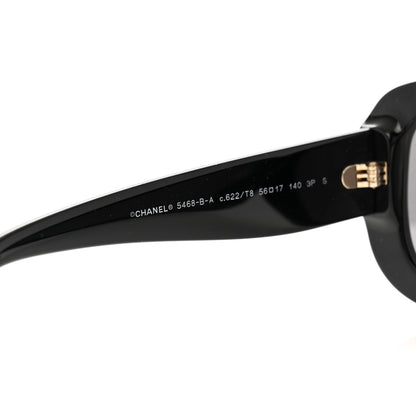 Chanel Acetate Polarized CC Sunglasses 5468-B-A Black 5 of 8