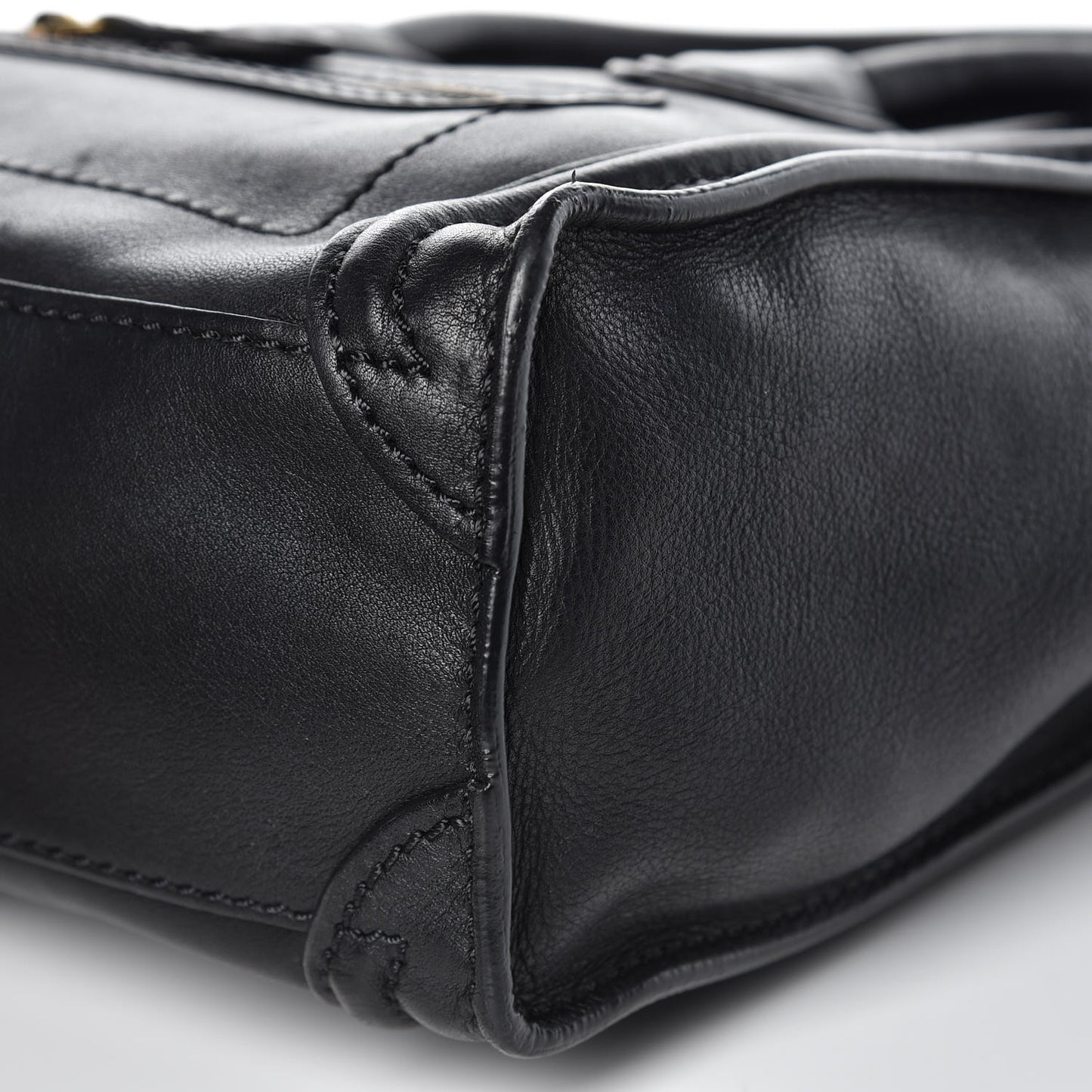 Smooth Calfskin Nano Luggage Black