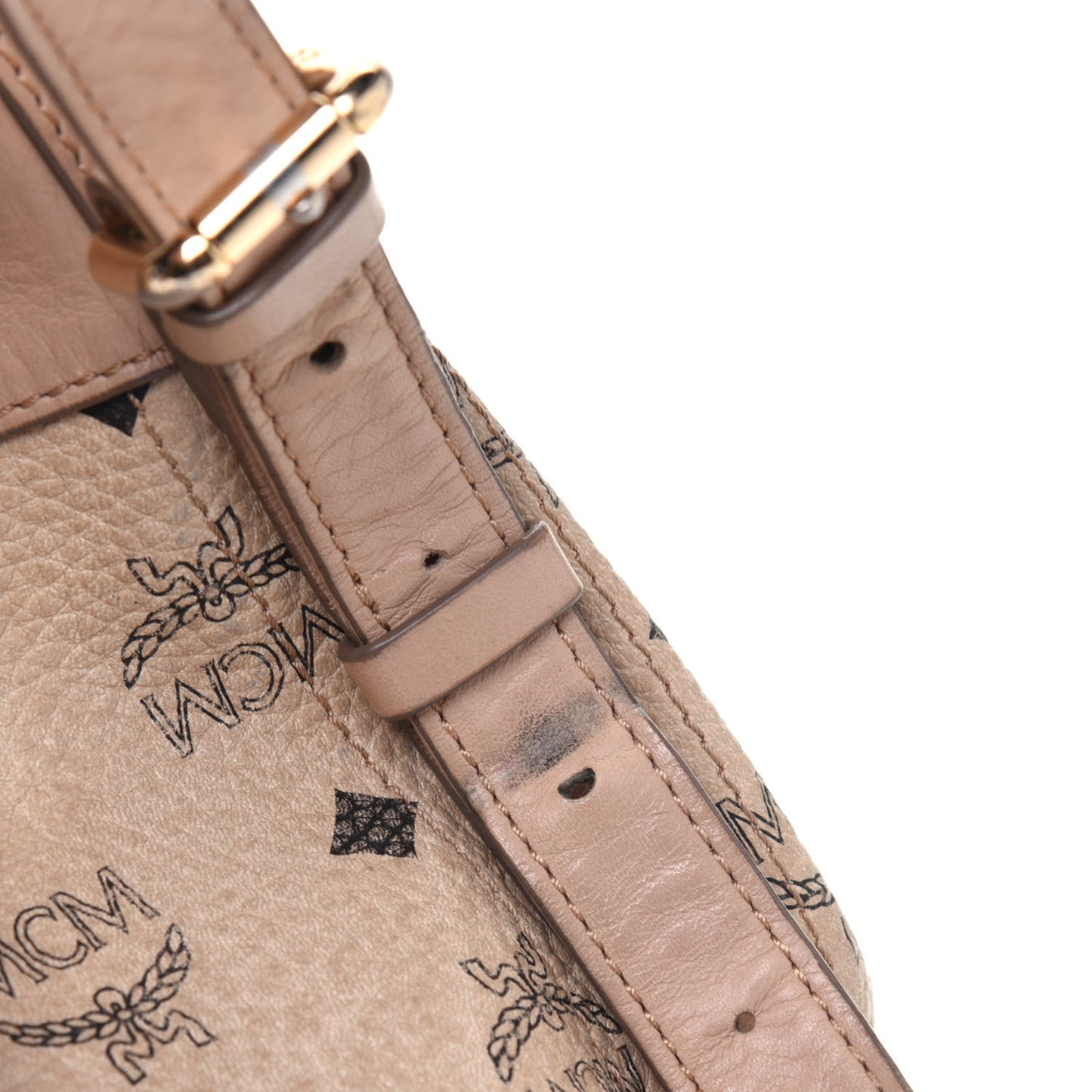 Visetos Essential Drawstring Bucket Bag Beige
