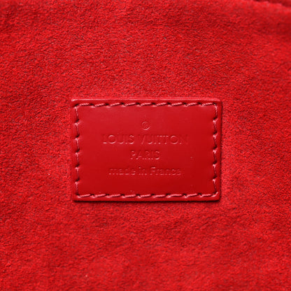 Louis Vuitton Damier Ebene Caissa Hobo Cherry 6 of 18