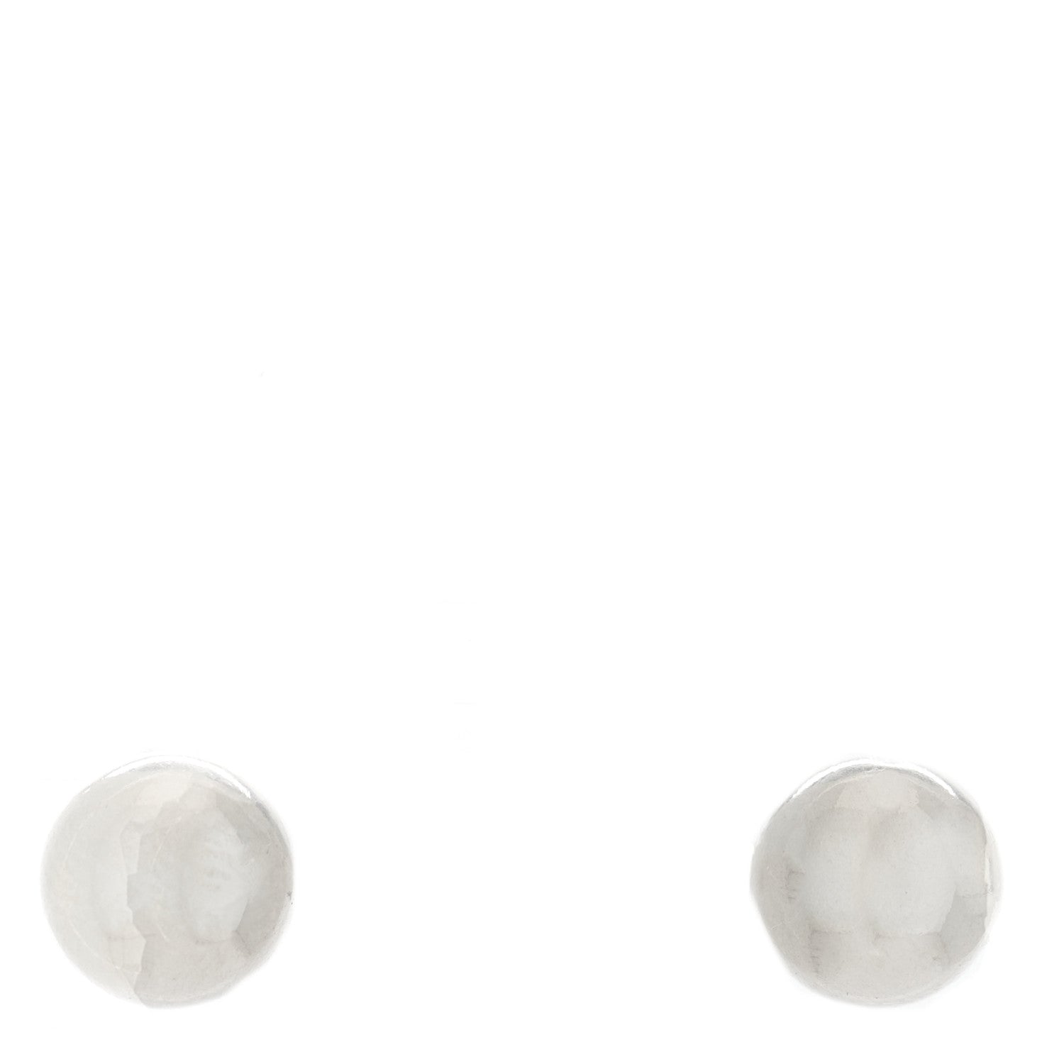 Tiffany Sterling Silver 8mm HardWear Ball Earrings 1 of 4