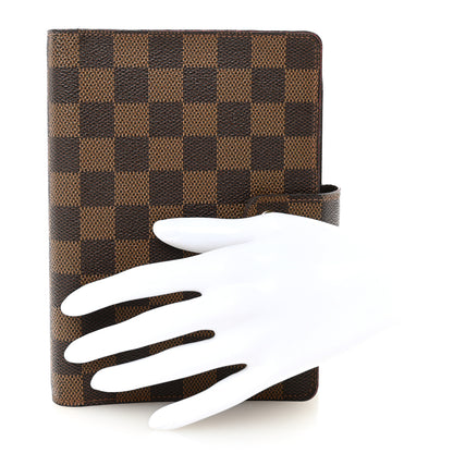 Louis Vuitton Damier Ebene Medium Ring Agenda Cover 2 of 6