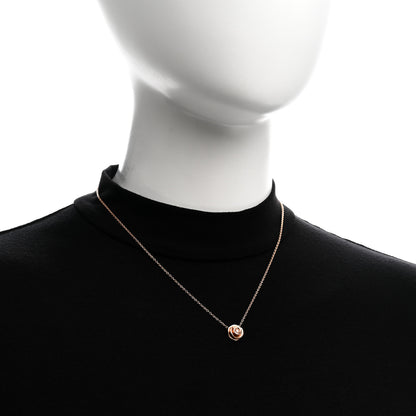 Christian Dior 18K Rose Gold Diamond Small Rose Couture Necklace 2 of 5