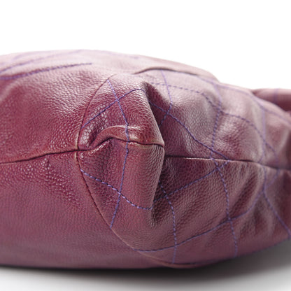 Chanel Caviar 31 Drawstring Tote Burgundy 10 of 12