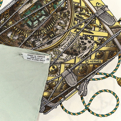 Hermes Silk Les Tambours Scarf 90 3 of 4