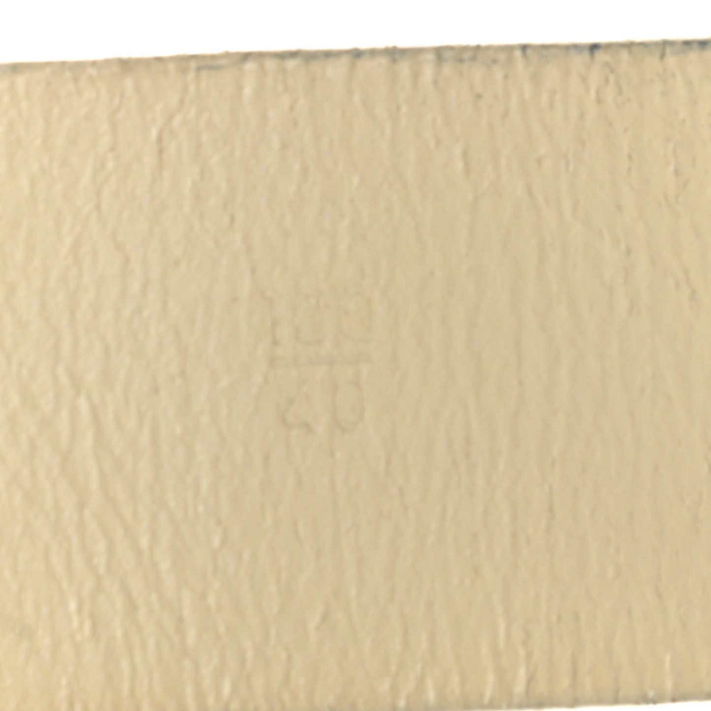 Calfskin Enamel CC Logo Belt Light Beige