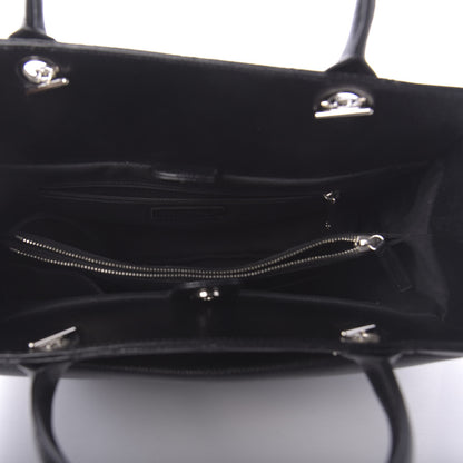 Chanel Soft Caviar CC Medium Top Handle Tote Black 5 of 9