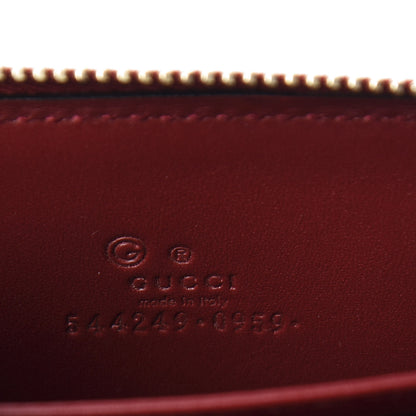Gucci Microguccissima Zip Around Card Case Red 5 of 8