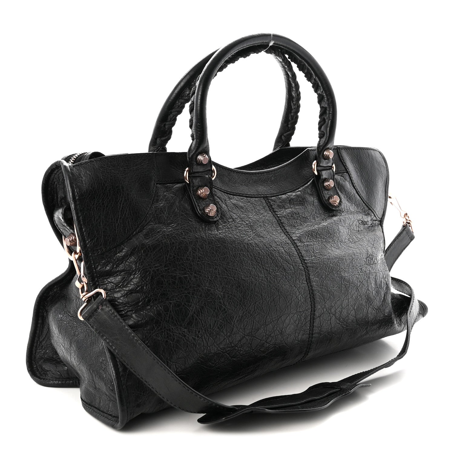 Balenciaga Agneau Giant 12 Rose Gold Hardware Part Time Black 3 of 10