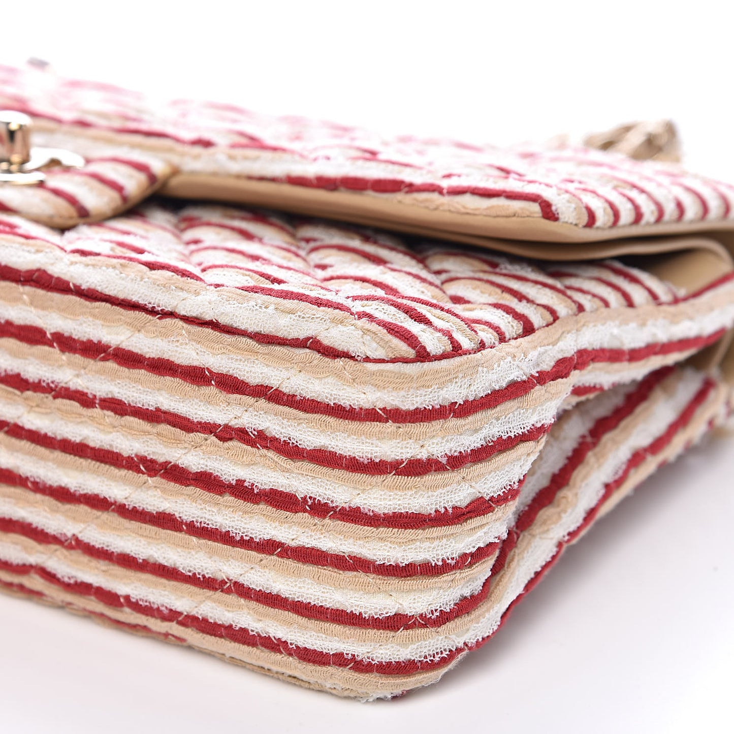 Jersey Quilted Medium Coco Sailor Flap Red White