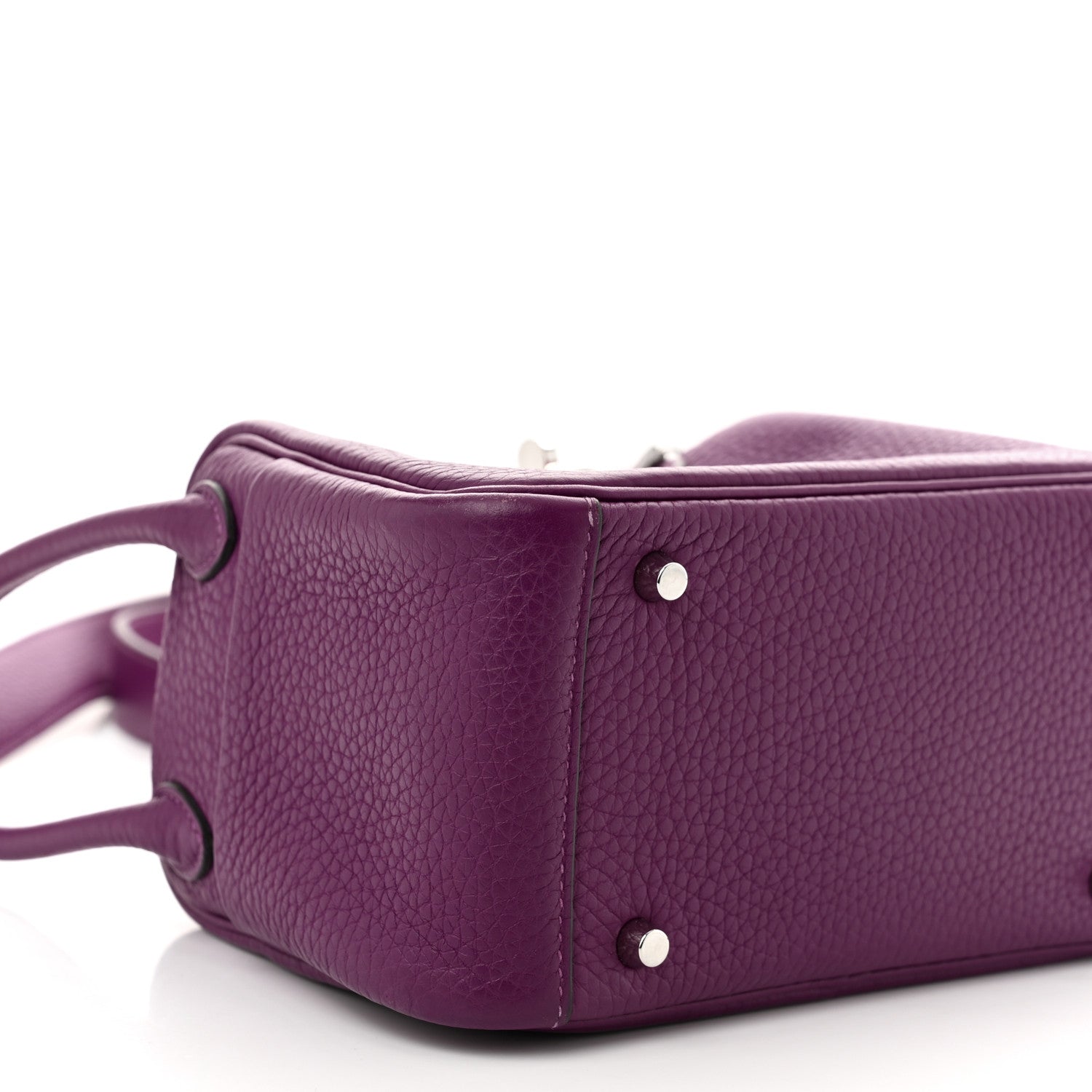Hermes Taurillon Clemence Mini Lindy 20 Anemone 9 of 13