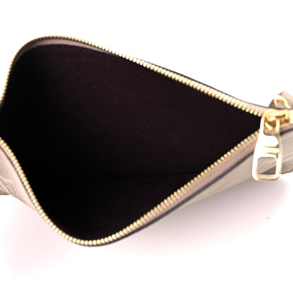 Louis Vuitton Empreinte Monogram Giant Neverfull MM Pochette Tourterelle 5 of 7
