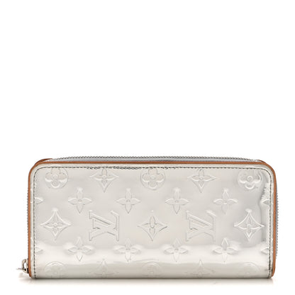 Louis Vuitton Monogram Mirror Zippy Wallet Silver 1 of 10