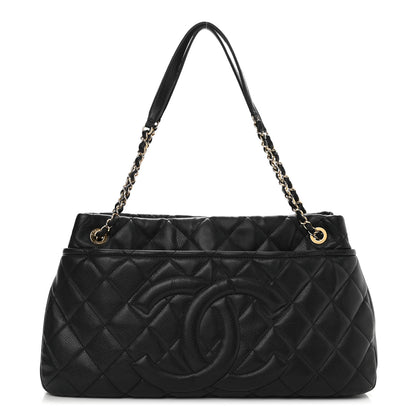 Chanel Caviar Quilted Timeless CC Soft Tote Black 1 of 16