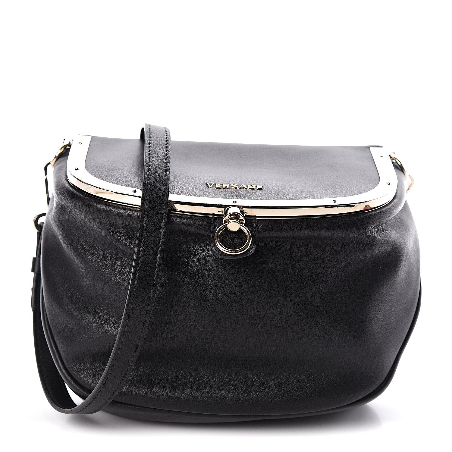 Versace Nappa Crossbody Bag Black 1 of 10