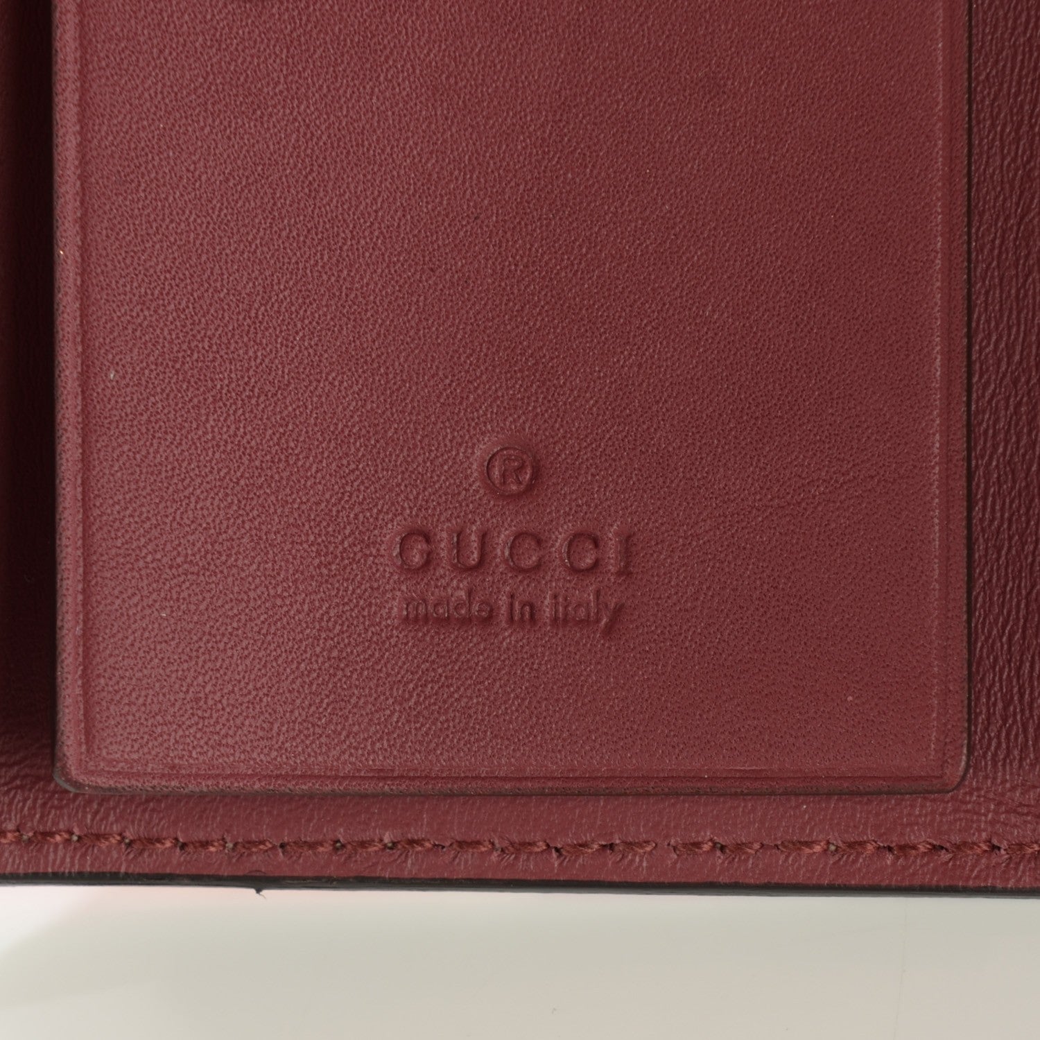 Gucci GG Supreme Monogram Blooms 6 Key Holder Case Beige Multicolor Dry Rose 5 of 8