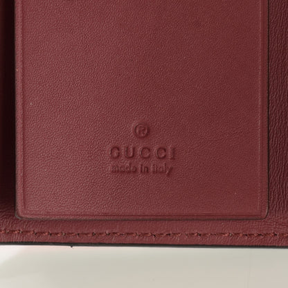 Gucci GG Supreme Monogram Blooms 6 Key Holder Case Beige Multicolor Dry Rose 5 of 8