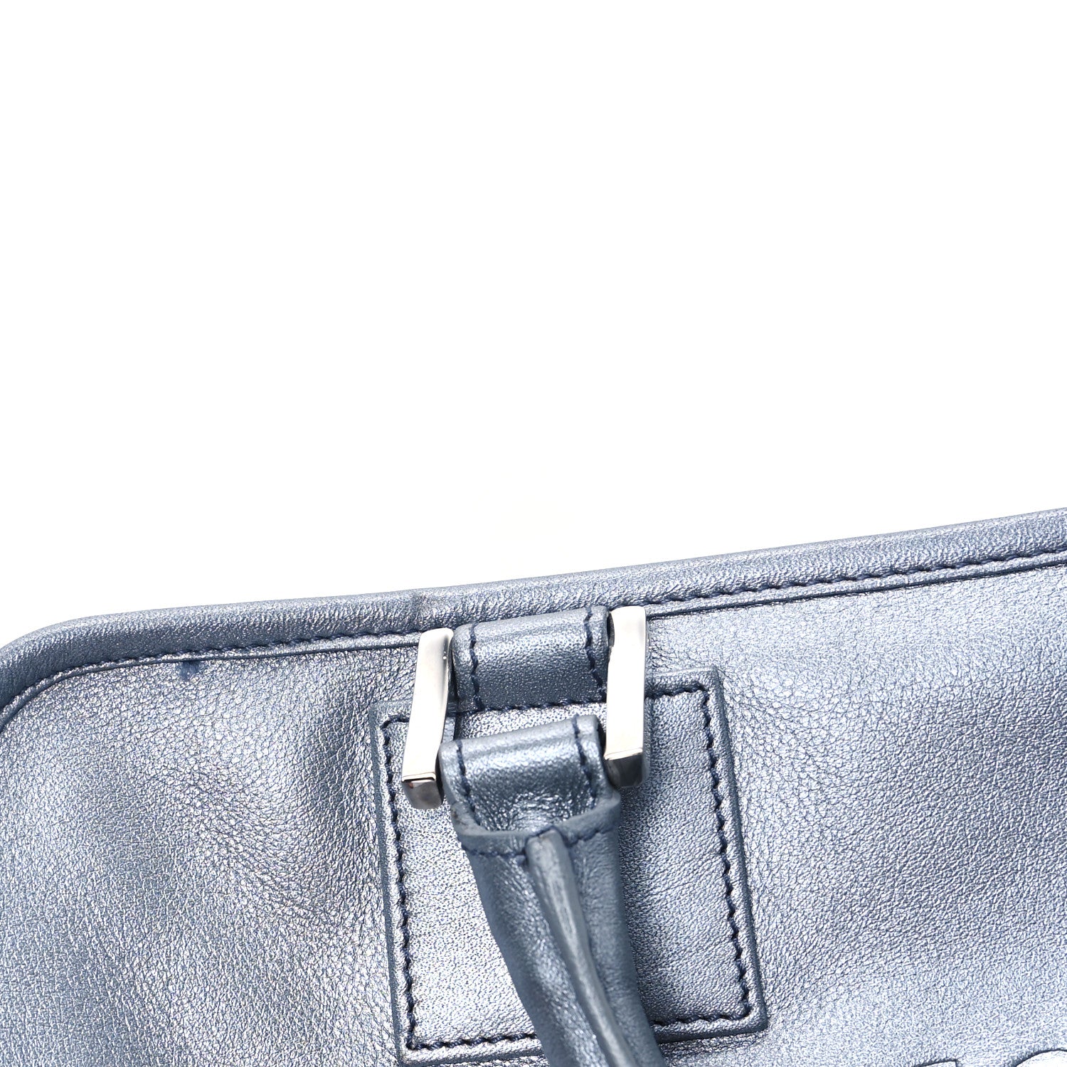Loewe Metallic Calfskin Amazona 28 Silver 11 of 11