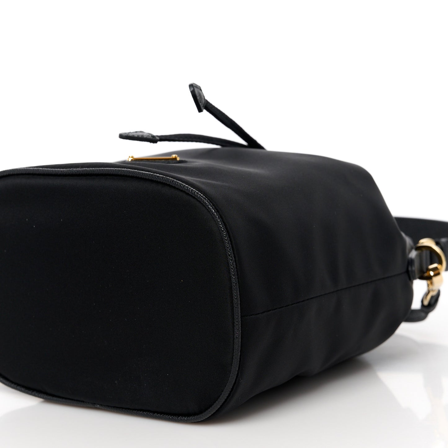 Re-Nylon Saffiano Mini Re-Edition 1978 Bucket Bag Black