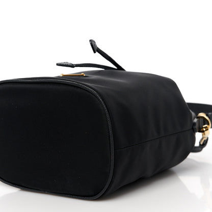 Prada Re-Nylon Saffiano Mini Re-Edition 1978 Bucket Bag Black 10 of 11