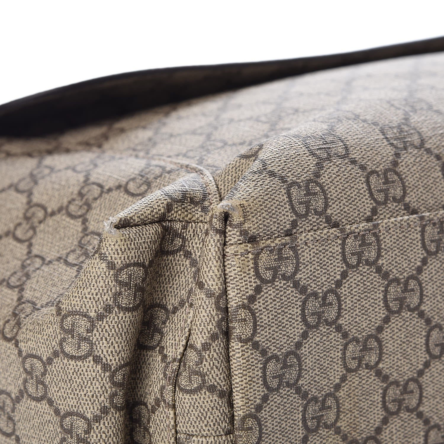 Gucci GG Plus Monogram Messenger Diaper Bag Dark Brown 11 of 14