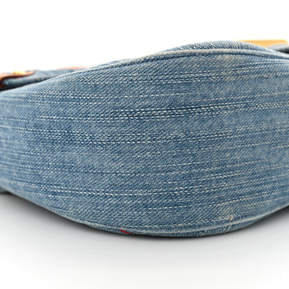 Louis Vuitton Denim New Wave Chain MM Blue 9 of 12
