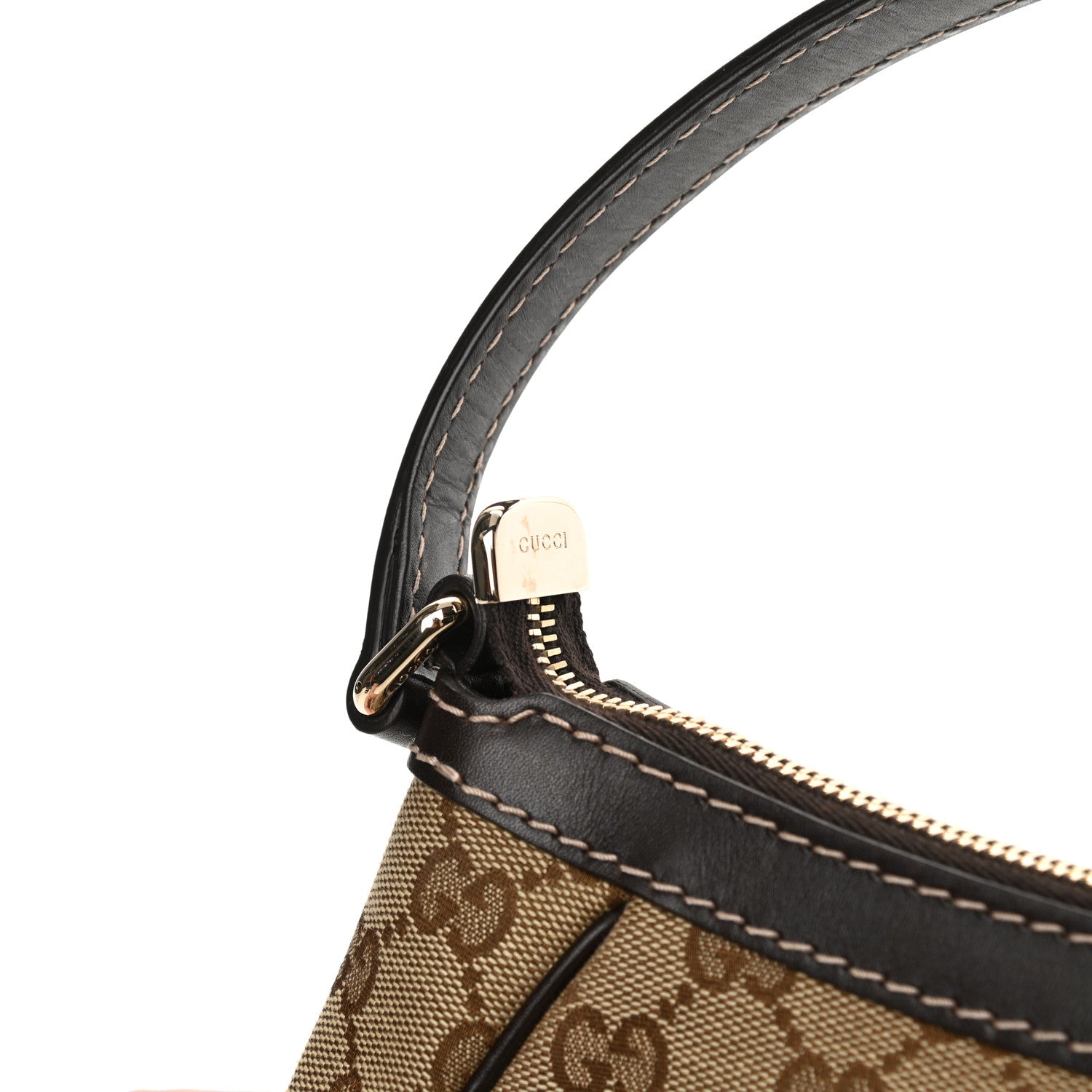 Gucci Monogram Small Mayfair Shoulder Bag Dark Brown 12 of 14