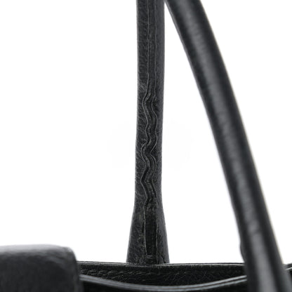 Chanel Calfskin Cerf Executive Shopper Tote Black 12 of 12