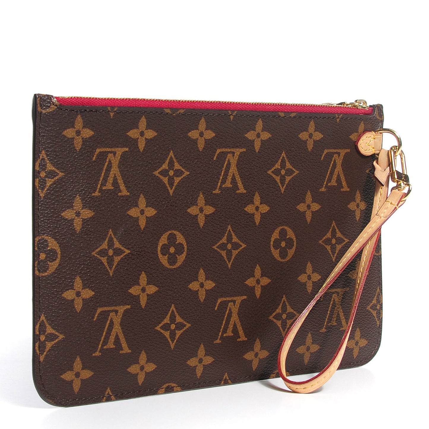 Monogram Neverfull MM GM Pochette Fuchsia