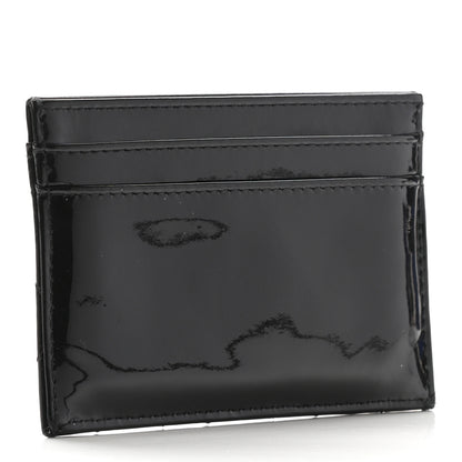 Chanel Patent Quilted Brilliant Card Holder Black 3 of 10