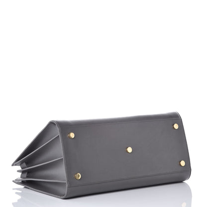 Saint Laurent Calfskin Large Sac De Jour Carryall Fog 4 of 7