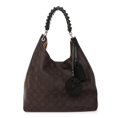 Louis Vuitton Mahina Carmel Hobo Chocolate 1 of 10