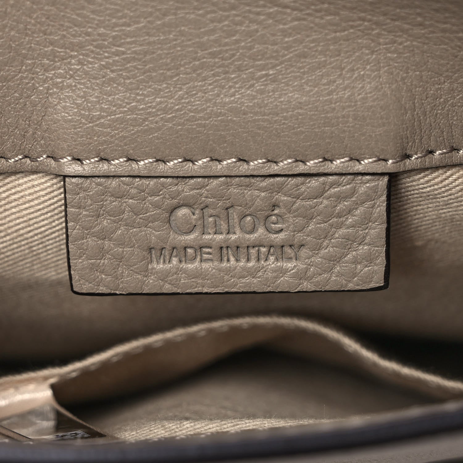 Chloe Suede Calfskin Mini Faye Backpack Motty Grey 6 of 10